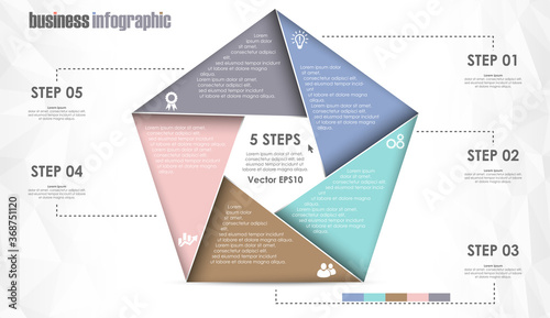 business info graphic template