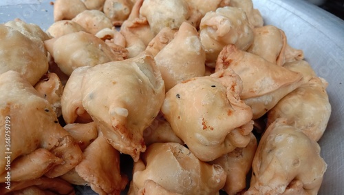 Obraz na płótnie testy Samosa stock on hotel 