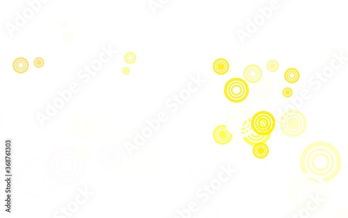 Light Yellow vector texture with disks.