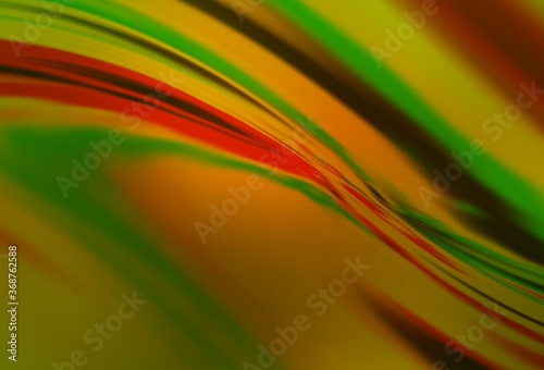 Dark Green, Yellow vector abstract bright texture.