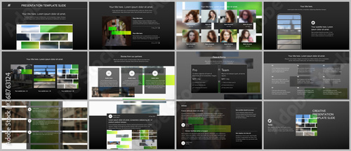 Vector templates for website design, presentations, portfolio. Templates for presentation slides, flyer, leaflet, brochure cover, report. Modern corporate business identity style for any purposes.