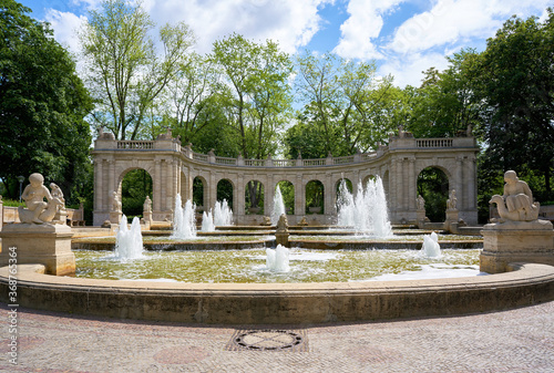 Märchenbrunnen aus dem Jahr 1913 im Volkspark Friedrichshain in Berlin