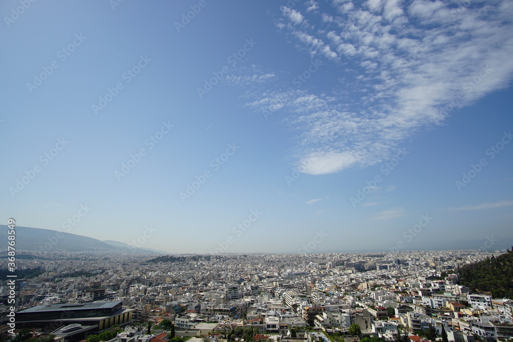 Fototapeta premium The landscape of Athens in Greece, Europe
