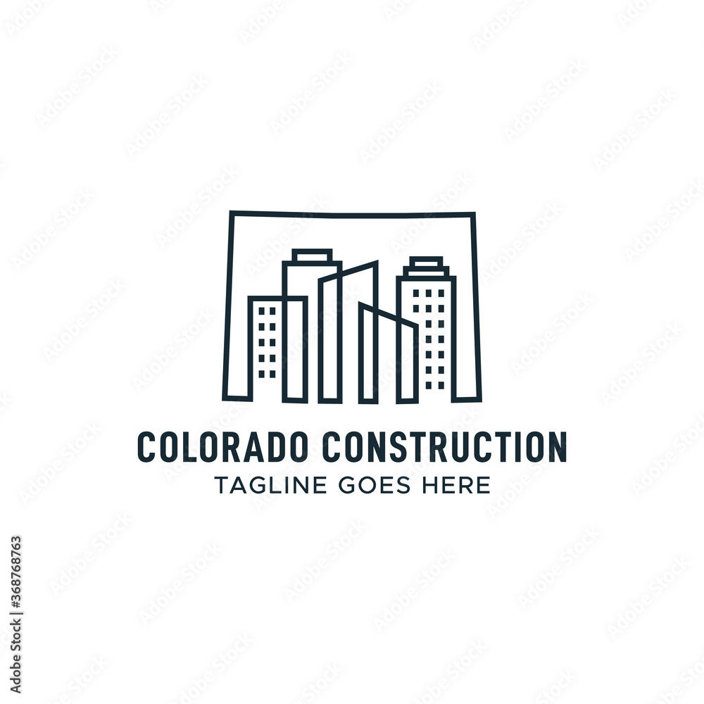 Colorado Building Construction Logo Design
