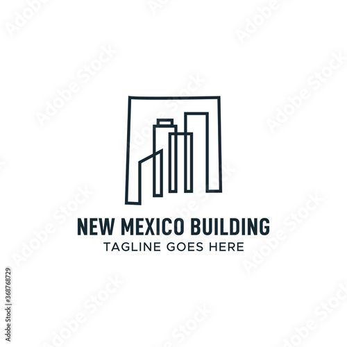 New Mexico Building Construction Logo Design