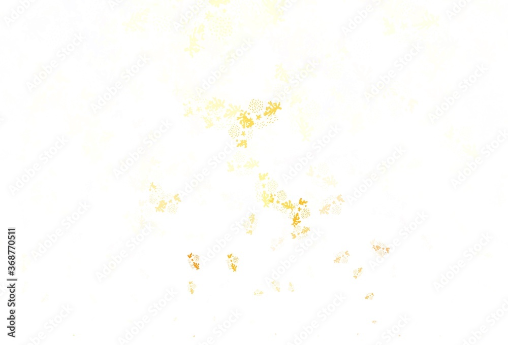 Light Orange vector background with abstract shapes. Light Orange vector background with abstract shapes.