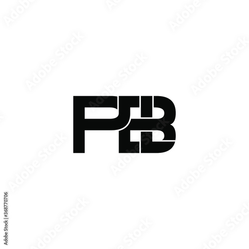pbl letter original monogram logo design