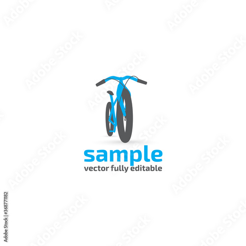 Modern sports bike in vector.