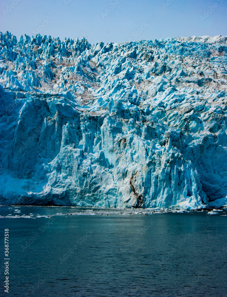 Deep Blue of the Glacier by the Lake Deep Blue of the Glacier by the Lake