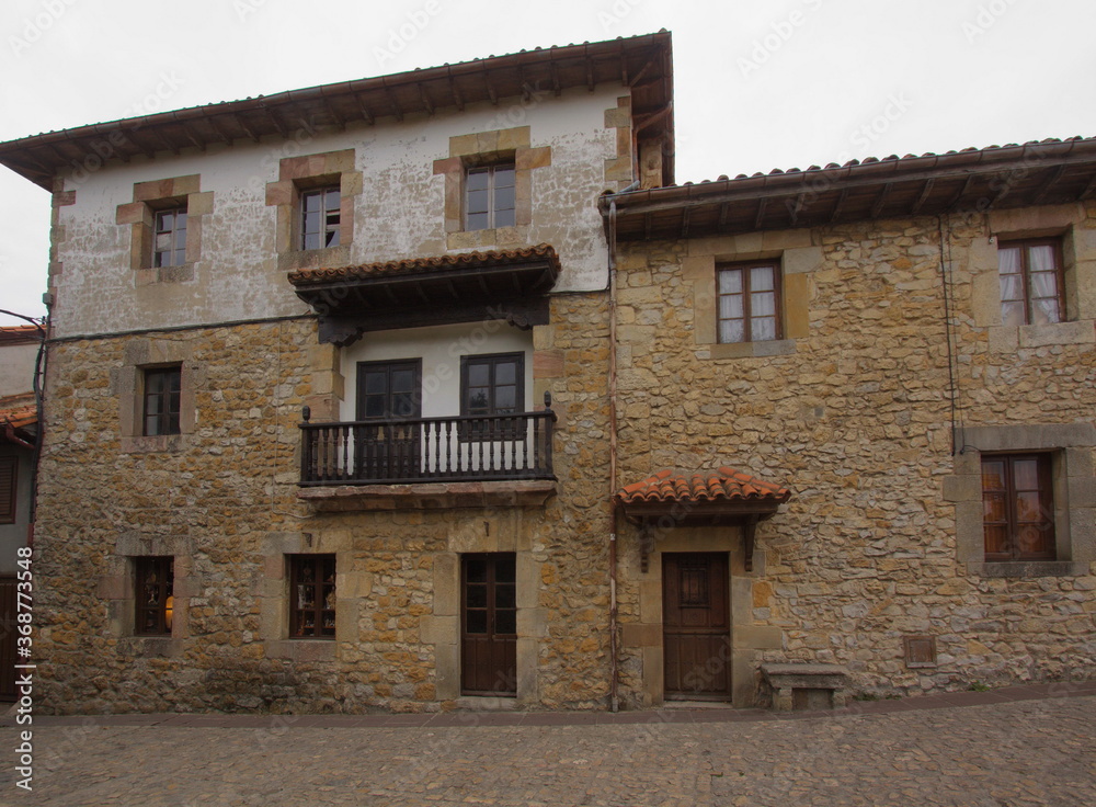 Historical house in Santillana del Mar in Cantabria,Spain,Europe
