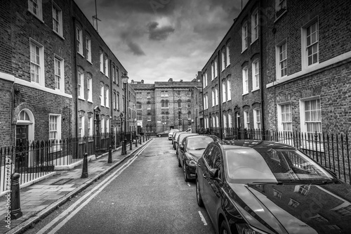 Urban landscape, a typical street in Islington district, London, England, United Kingdom, Europe photo