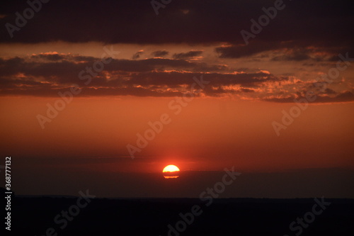 coucher de soleil rouge © aurlie