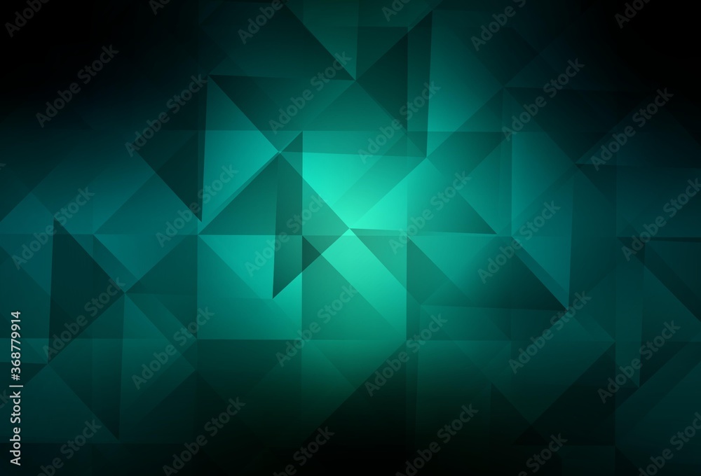 Dark Blue, Green vector polygonal pattern. Dark Blue, Green vector polygonal pattern.