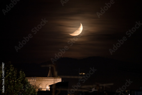Canvas Print a florentine moon