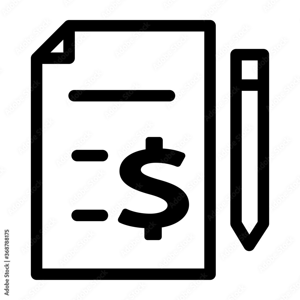 Payment contract icon Payment contract icon