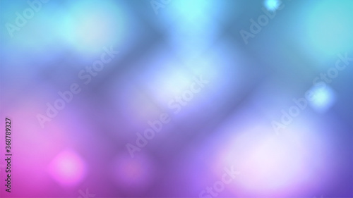 Abstract blur background. Blurred gradient backdrop. Soft blue, pink and purple color. Wallpaper, banner, print or cover template. Stock vector illustration