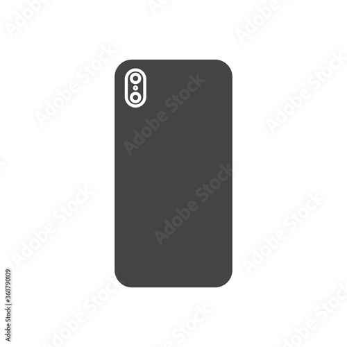 Back view smartphone icon. Smartphone symbol modern, simple, vector, icon for website design, mobile app, ui. Vector Illustration