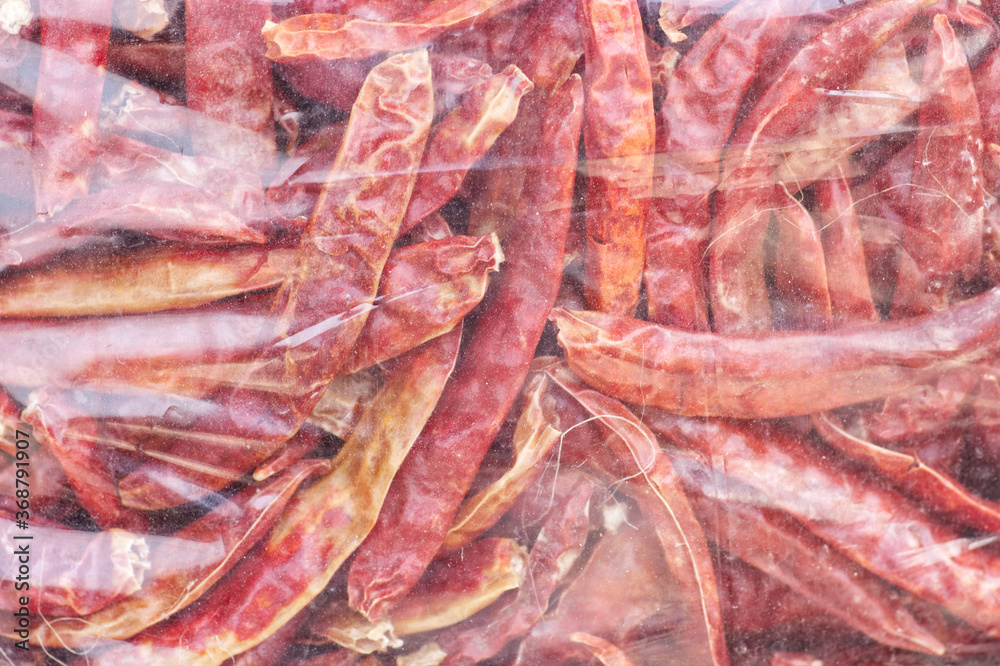 Red dried chillies