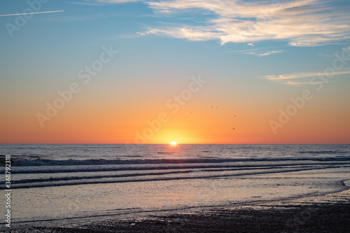 sunset on the beach © mmk