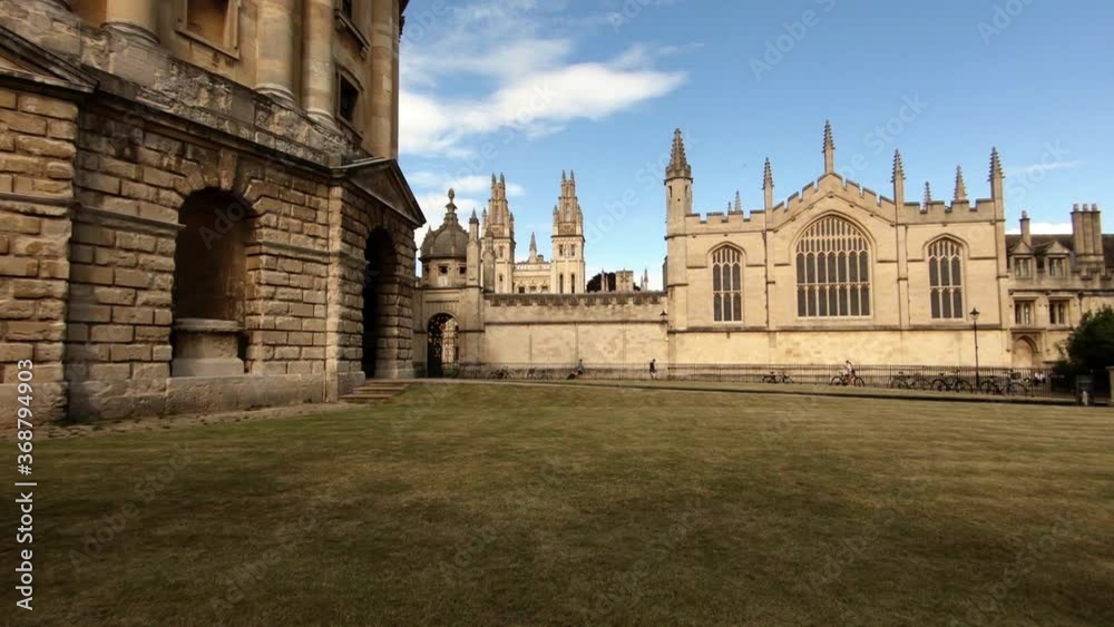 All Souls Oxford across Radcliffe Square with Radcliffe Camera in foreground All Souls Oxford across Radcliffe Square with Radcliffe Camera in foreground