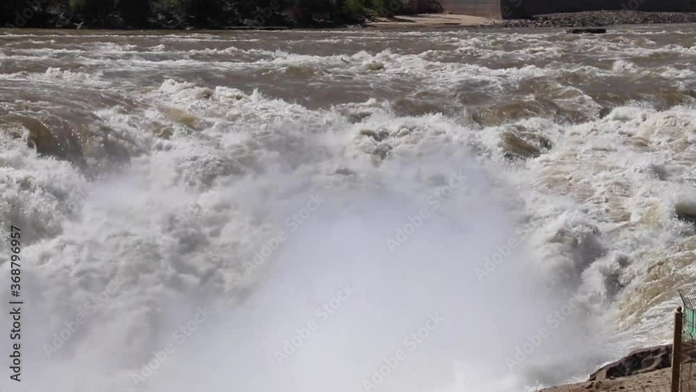 Hukou Waterfall of the Yellow River in Shanxi Province