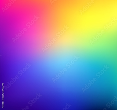 Abstract Colorful gradient background. Blurred multicolor backdrop. Vector illustration for your graphic design, template, banner, poster or website.