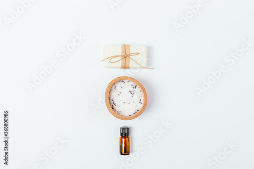 Hygiene and relaxation organic cosmetics, handmade soap bar