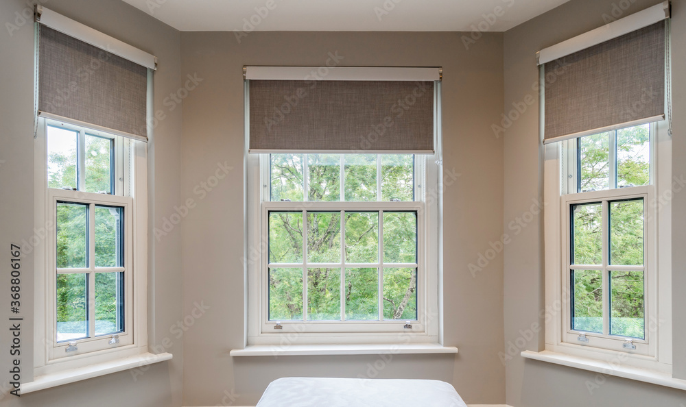 Fototapeta premium Modern nice windows in a house