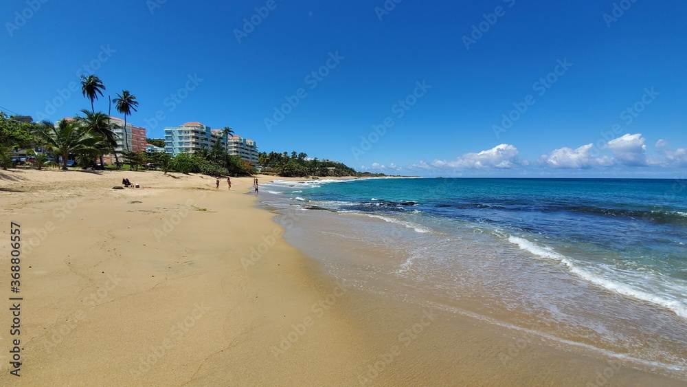 Puerto Rico beach coastline is perfect