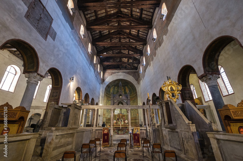 Basilica di Santa Maria in Cosmedin Interior, Rome, Lazio, Italy