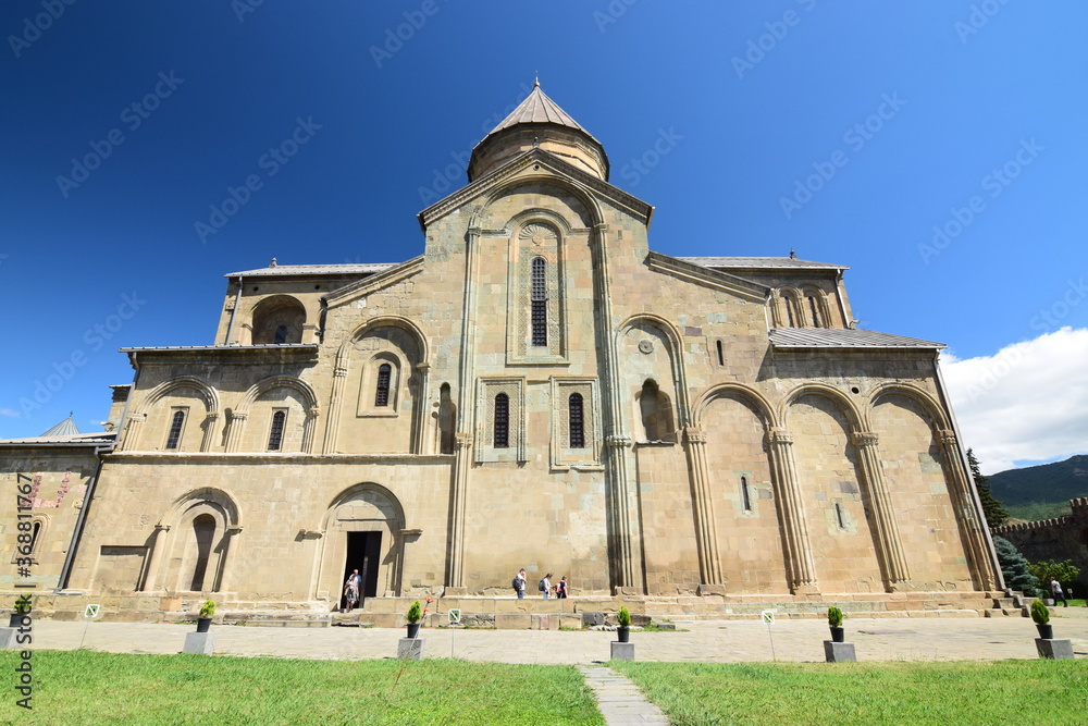 Fototapeta premium Mittelalterliche Swetizchoweli-Kathedrale in Georgien