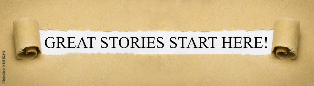 Great Stories start here!