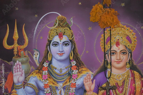 Fotografie Beautiful picture of load shiva