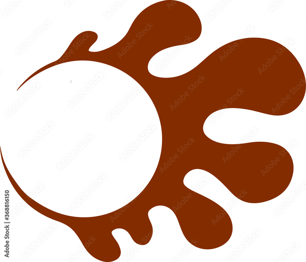 Coffee Cup Stain Ring Cartoon Illustration Coffee Cup Stain Ring Cartoon Illustration