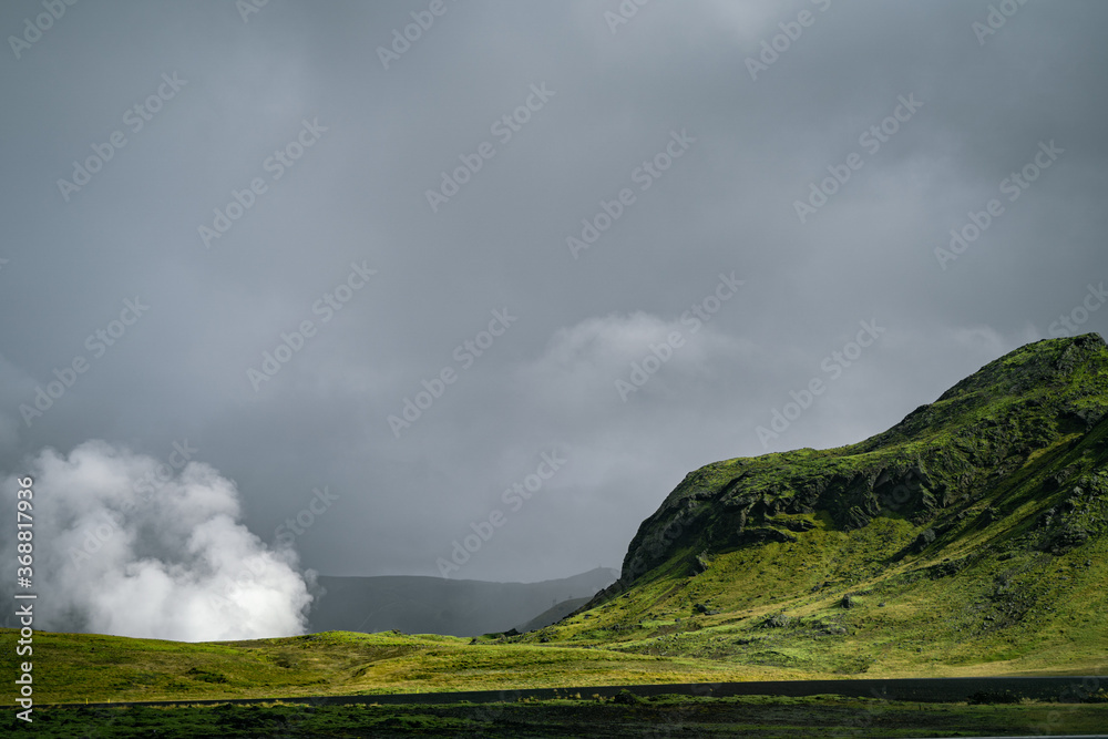 Iceland beautiful nature landscape in the day