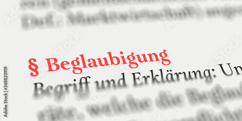 Beglaubigung rechtlich erklärt