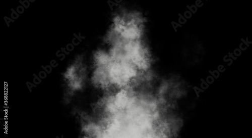 Elephant Fog or smoke color isolated background for effect, text or copyspace.