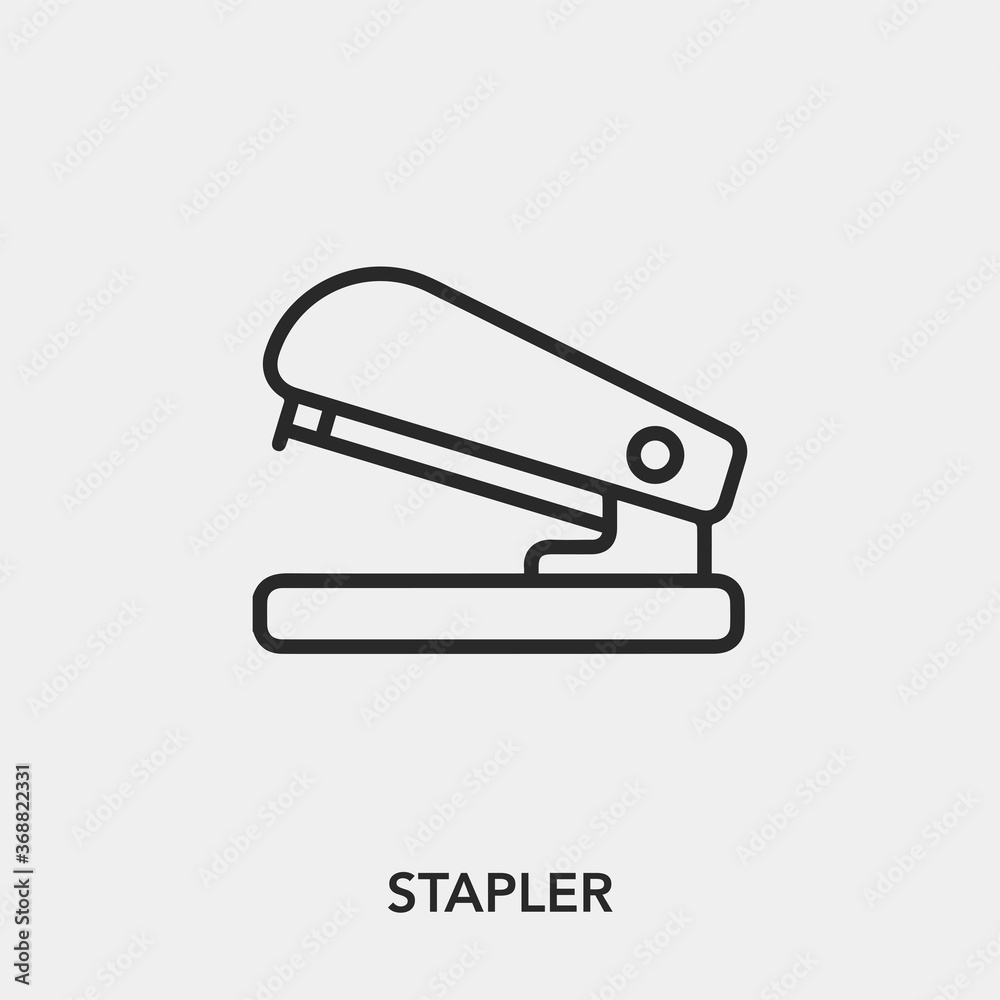 stapler icon vector sign symbol stapler icon vector sign symbol
