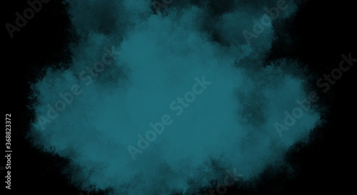 Peacock Fog or smoke color isolated background for effect, text or copyspace.
