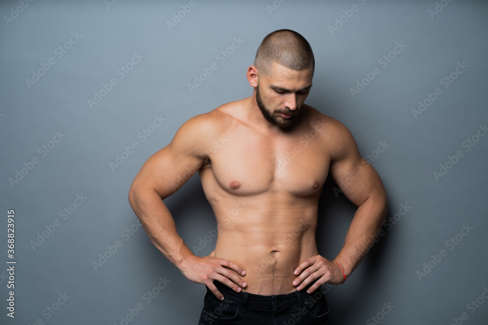 Fototapeta premium muscular young man