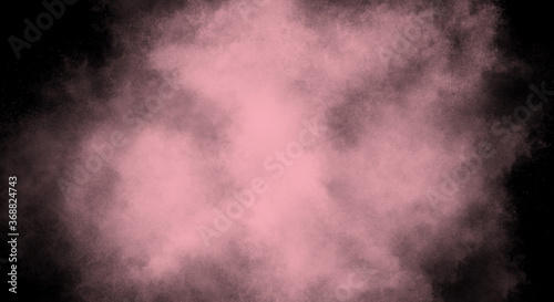Blush Fog or smoke color isolated background for effect, text or copyspace.