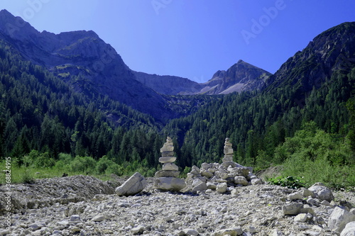 bettelkar-valley, karwendel, tirol, austria photo