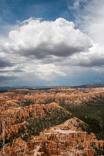 Clouds over Bryce Canyon National park