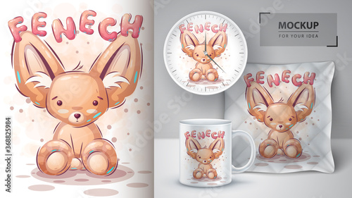 Teddy fenech poster and merchandising.