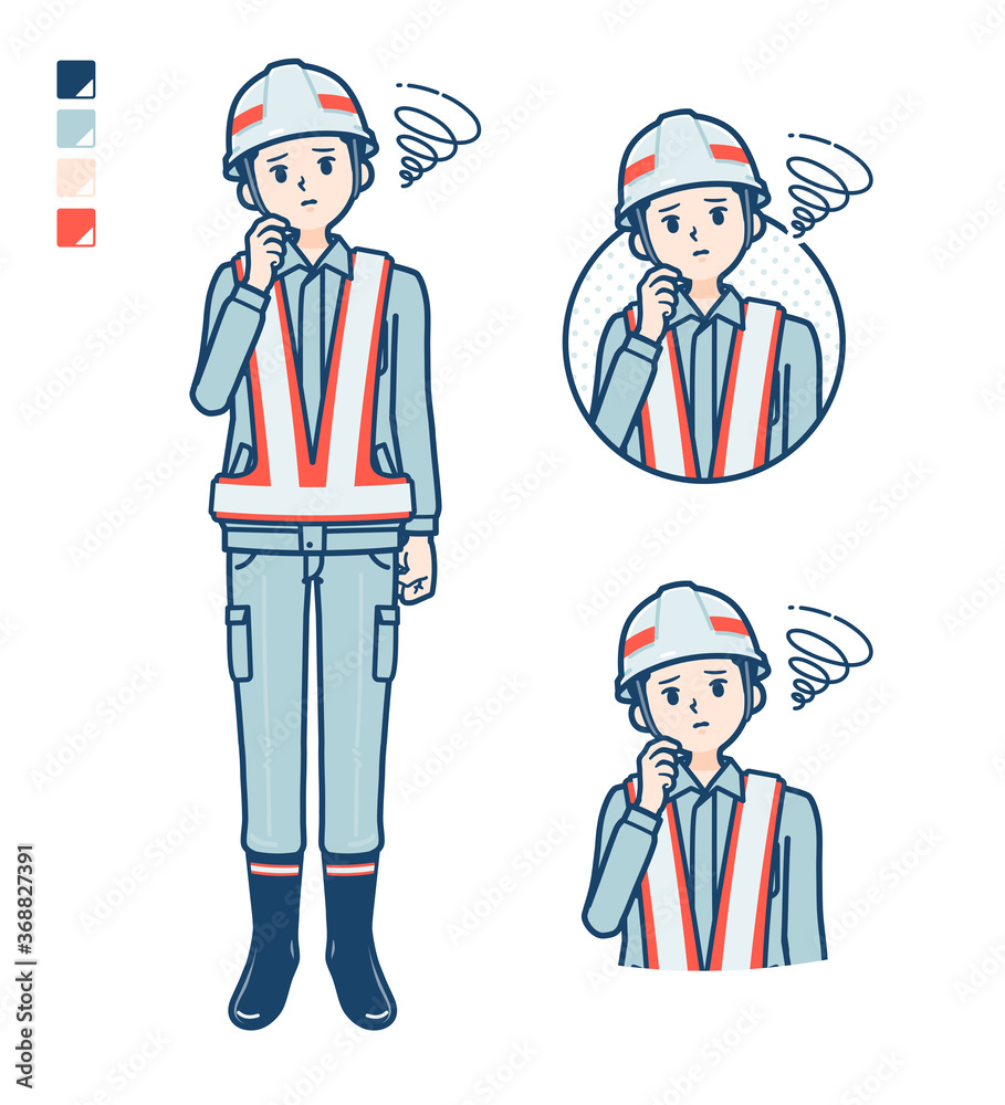 simple reflection vest man_Be-troubled