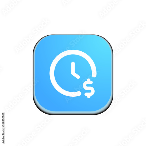 Time is Money -  Button