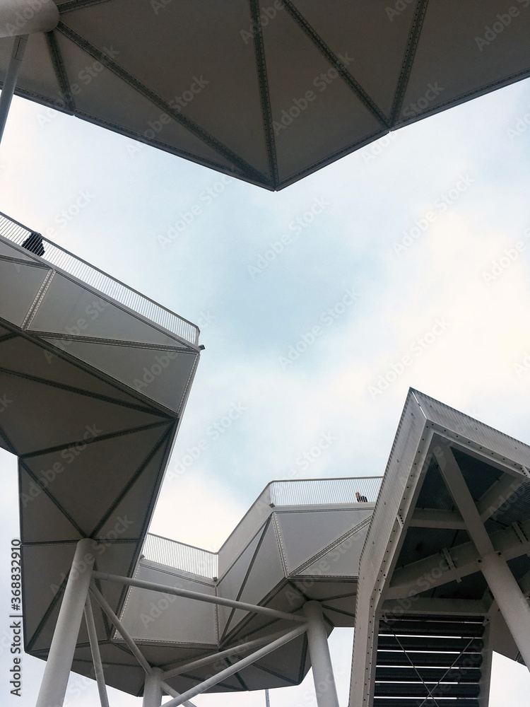 Fototapeta premium Wolkenhain in den Gärten der Welt, Berlin-Marzahn