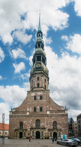 St. Peter Church. Riga. Latvia. July 2019.