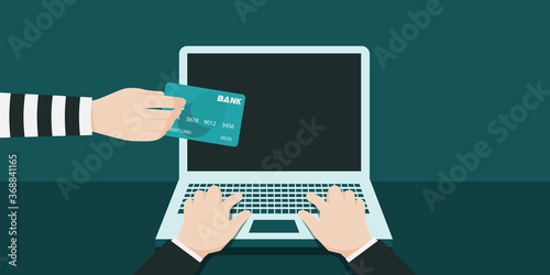 The thieves have stolen financial information by hacking the business personal information.
Illustration about hacking.
