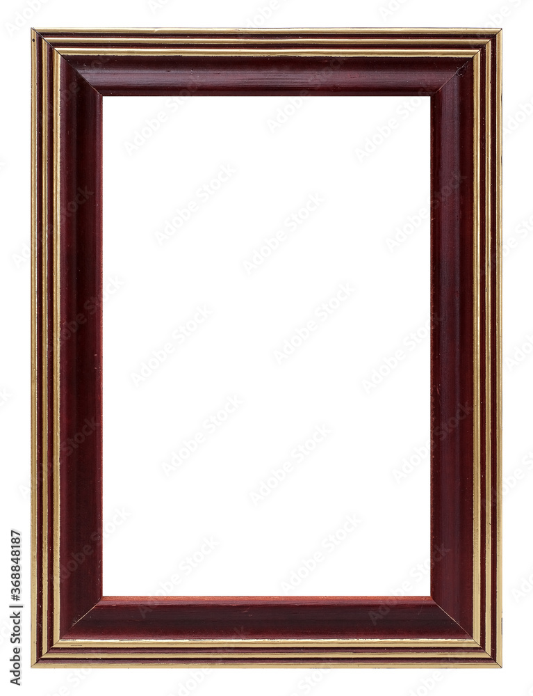 Wooden frame for paintings, mirrors or photo isolated on white background Wooden frame for paintings, mirrors or photo isolated on white background